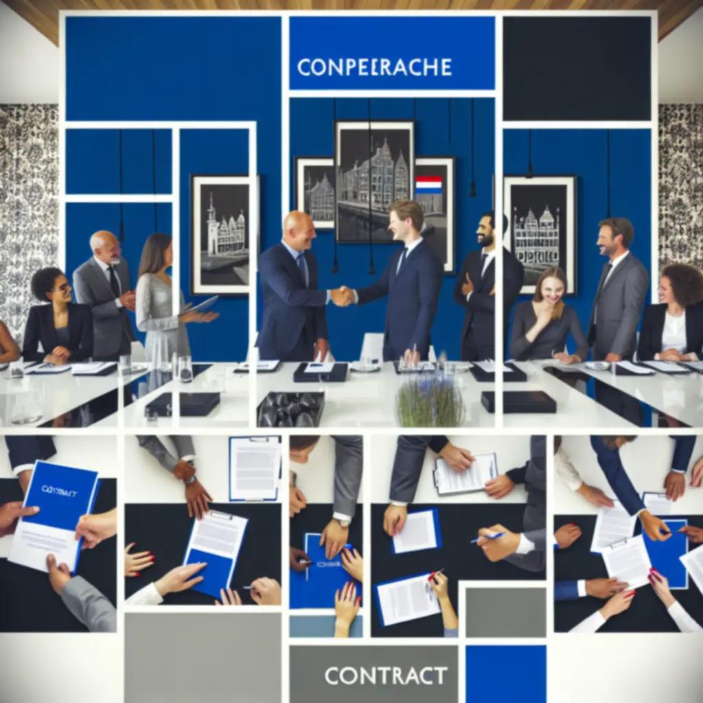 Zakelijke meeting waarin partners een inkoopoplossing bespreken