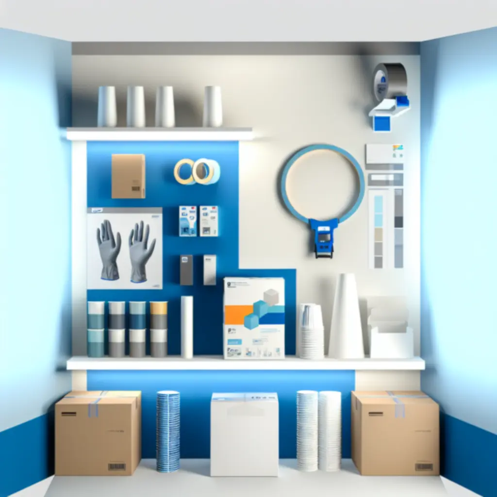 Visuele weergave van productcategorieën in een digitale catalogus