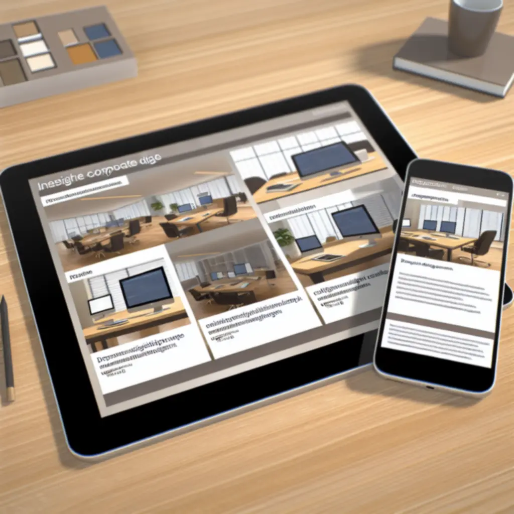 Weergave van catalogus op tablet en mobiel