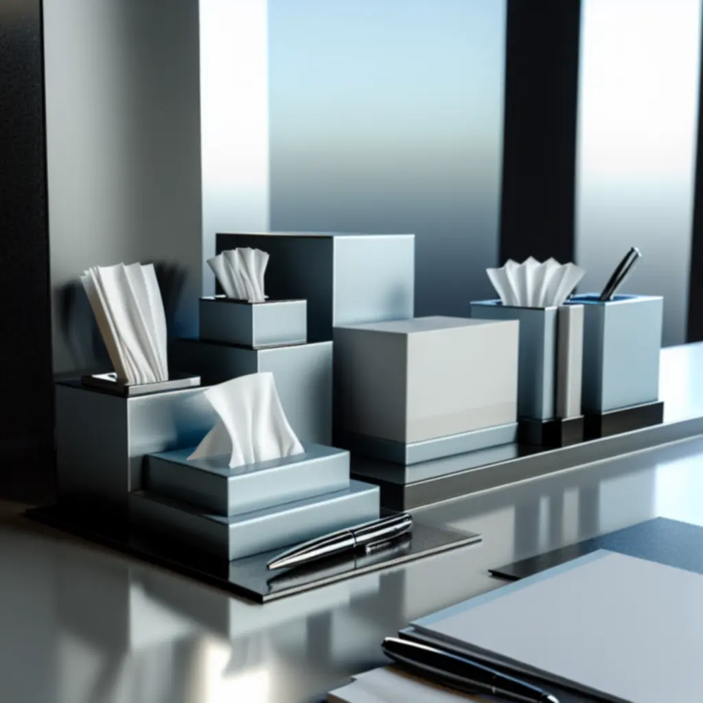 Papierwaren zoals tissues, servetten en notitieblokken